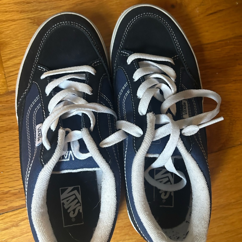 Vans Dark Blue Sneakers with White Accents